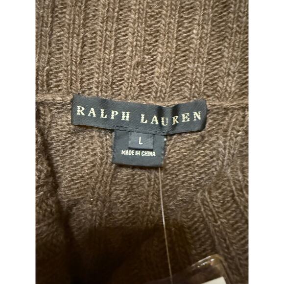 Ralph Lauren Wool Cashmere Sweater Vest NWT | Luxe Coastal Grandmillennial - Picture 5 of 7
